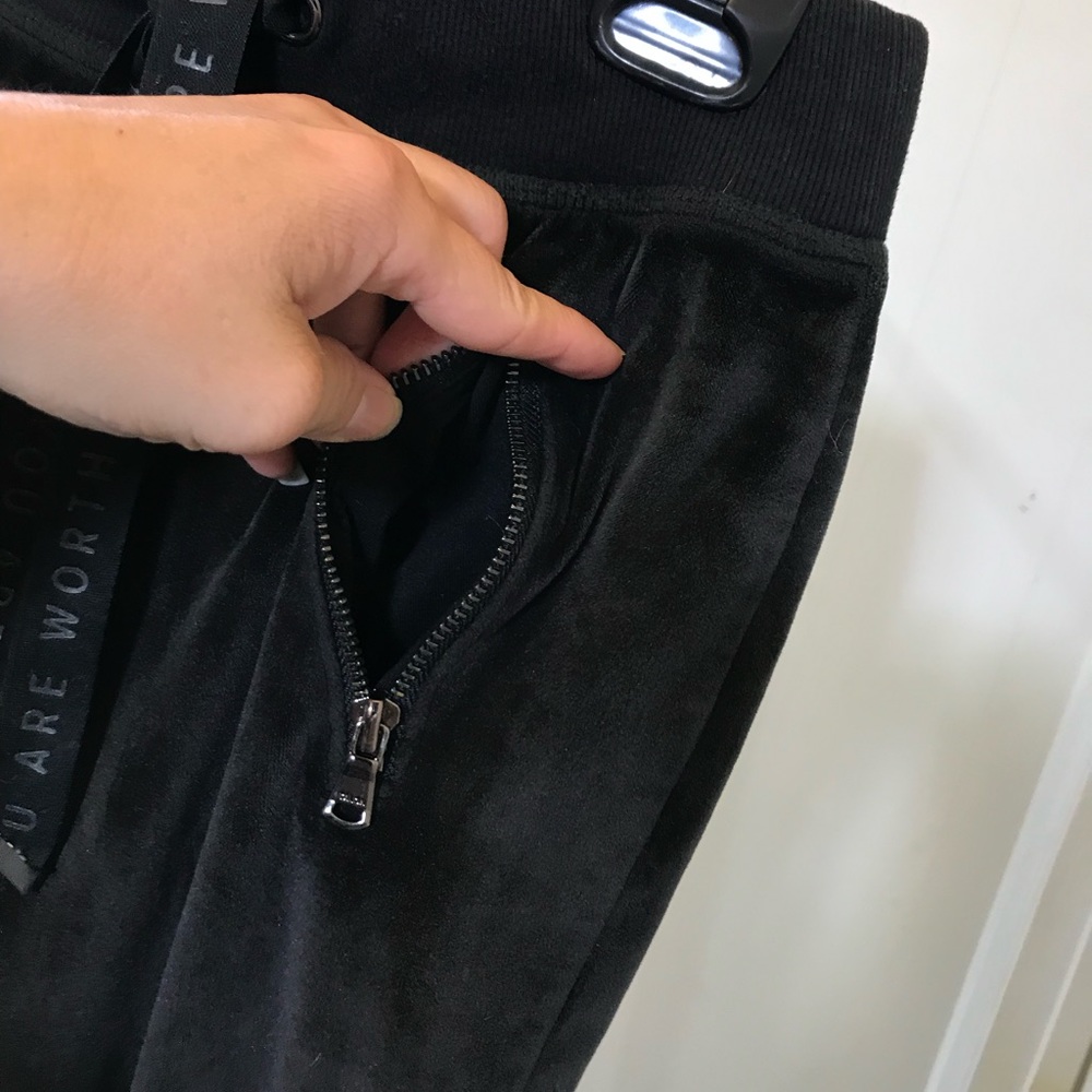 ☀️SALE☀️ Justice black zipper pocket joggers - Picture 6 of 11